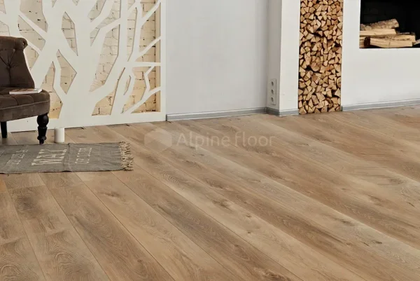 Кварц-виниловая плитка Alpine Floor Premium XL Дуб Природный Изысканный ЕСО 7-6, 8 мм. 43 класс в Сургуте