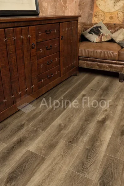 Кварц-виниловая плитка Alpine Floor Premium XL Дуб Коричневый ЕСО 7-9, 8 мм. 43 класс в Сургуте