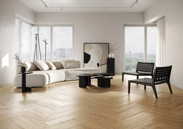 Паркетная доска Quartz Parquet Английская Ёлка Дуб Тоскана 33-407 в Сургуте