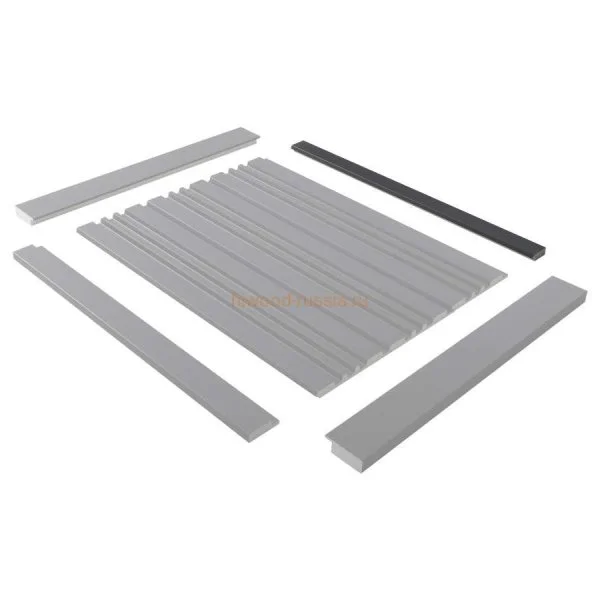 Финишный молдинг LF124B GR3 левый декорированный (31х12х2700мм) в Сургуте