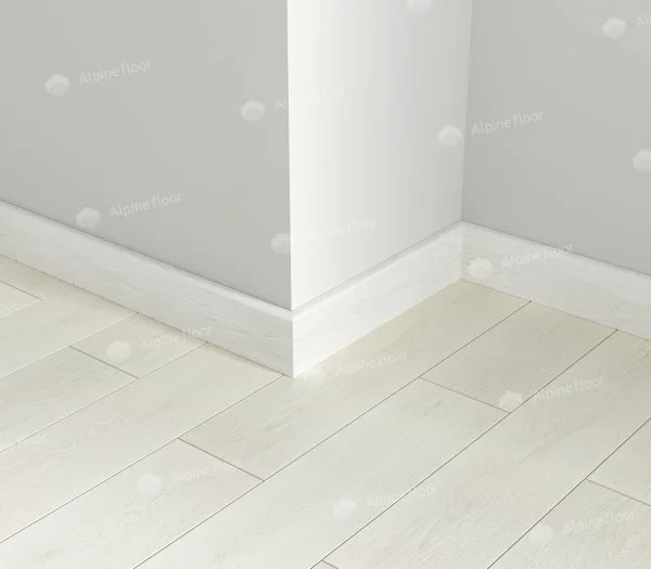 Кварцевый плинтус Alpine Floor Parquet Light 13-0 Белый в Сургуте
