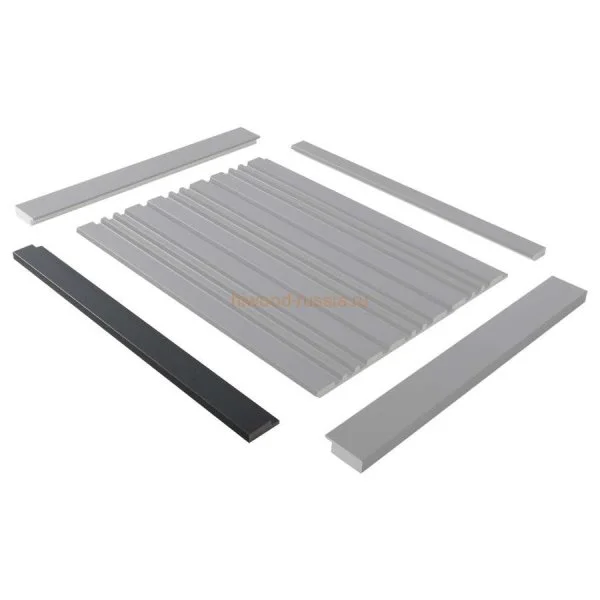 Финишный молдинг LF124A GR3 правый декорированный (42х12х2700мм) в Сургуте