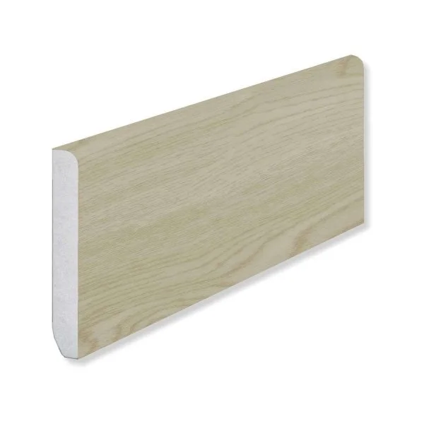 Кварцевый плинтус Fargo 18001-35 Ясень Белый 80х11х2200 мм в Сургуте