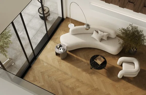 Паркетная доска Quartz Parquet Английская Ёлка Дуб Рустикальный 33-410 в Сургуте