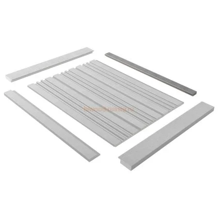 Финишный молдинг LF124B S339S левый декорированный (31х12х2700мм) в Сургуте