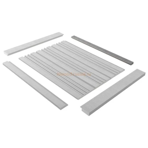 Финишный молдинг LF124B S339S левый декорированный (31х12х2700мм) в Сургуте