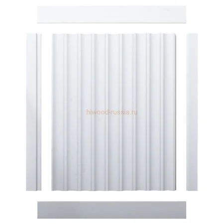 Финишный молдинг LF124B NP левый белый (31х12х2700мм) в Сургуте