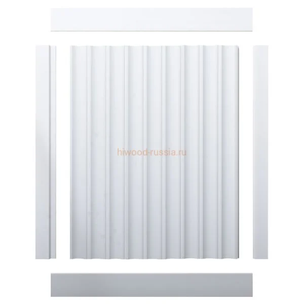 Финишный молдинг LF124A NP правый белый (42х12х2700мм) в Сургуте