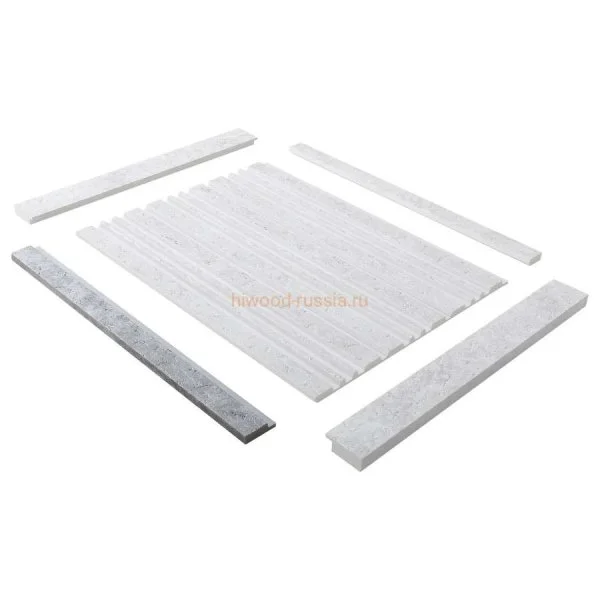 Финишный молдинг LF124A W50 правый декорированный (42х12х2700мм) в Сургуте