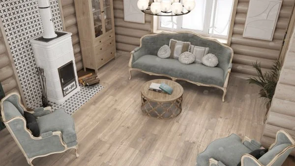 Каменно-полимерная плитка Alpine Floor Real Wood Дуб Натуральный ECO 2-5, 6 мм 43 класс в Сургуте