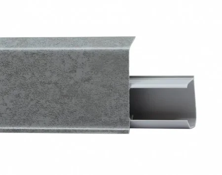 Пластиковый плинтус Royce №551 Грей (55х23х2200мм) в Сургуте