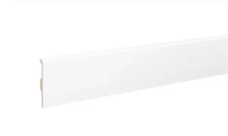 Плинтус дюрополимерный Bonkeel 01 Белый (80х14х2000 мм) в Сургуте