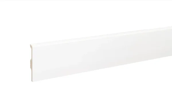 Плинтус дюрополимерный Bonkeel 01 Белый (80х14х2000 мм) в Сургуте