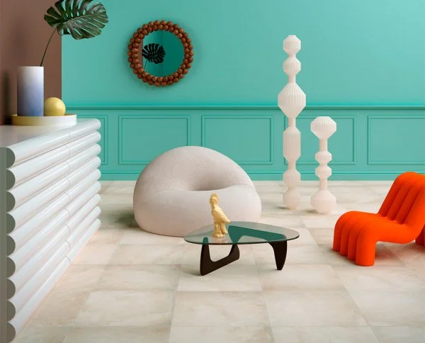 Керамогранит Coliseum Ривьера Уайт 60х60 (Натуральный и Реттифицированный) в Сургуте