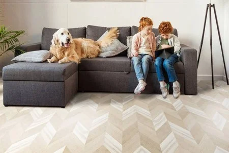 Пробковое покрытие CorkStyle Chevron Creme в Сургуте