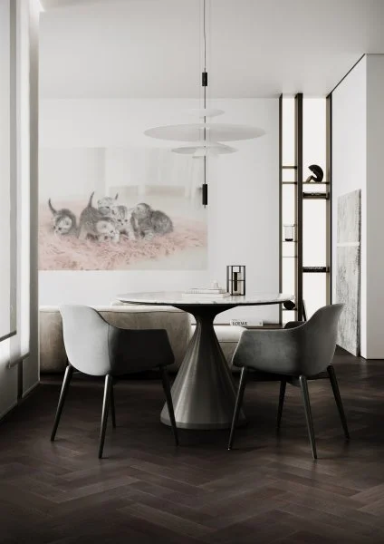 Паркетная доска Quartz Parquet Штучный паркет Дуб Смоляной 44-1258-01 в Сургуте