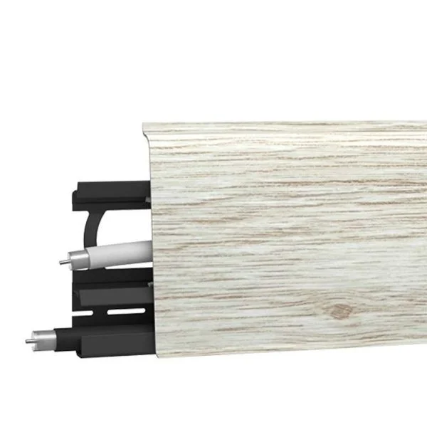 Плинтус пластиковый Arbiton INDO70 135 Дуб Платиновый 2,5 м в Сургуте