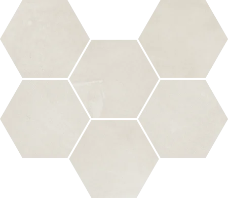 Керамогранит Italon Континуум Полар Мозаика Гексагон (Натуральная 25х29) в Сургуте