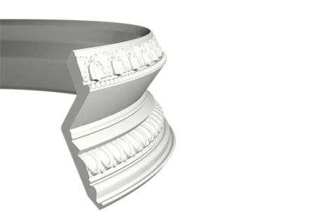 Карниз Европласт 1.50.137 гибкий 2,0 м в Сургуте