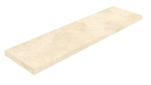 Керамогранит Coliseum Аурелия Уайт Ступень угловая левая (Натуральный, 33х120) в Сургуте