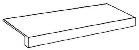 Керамогранит Italon Метрополис Графит Дарк Ступень Фронт 33х120 (Натур) в Сургуте