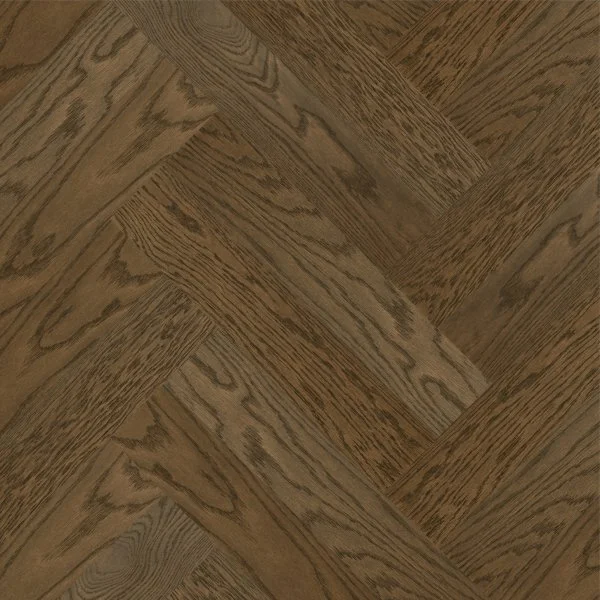 Паркетная доска Quartz Parquet Английская Ёлка Дуб Брауни 33-413 в Сургуте