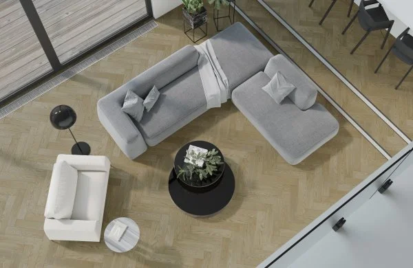 Паркетная доска Quartz Parquet Английская Ёлка Дуб Карельский 33-419 в Сургуте