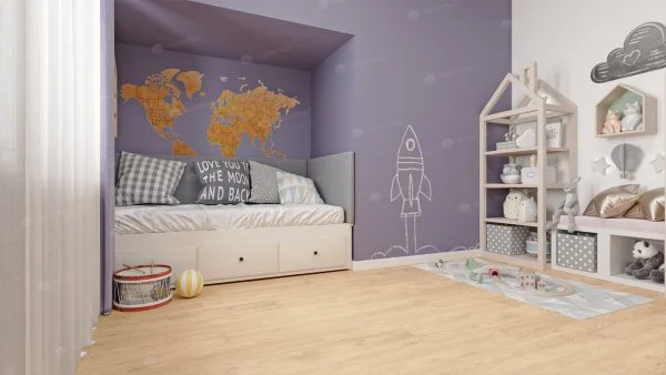 Каменно-полимерная плитка Alpine Floor Classic Дуб Ваниль Селект ECO 106-3, 4мм 43 класс в Сургуте