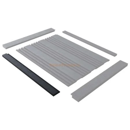 Финишный молдинг LF124A BK114K правый декорированный (42х12х2700мм) в Сургуте