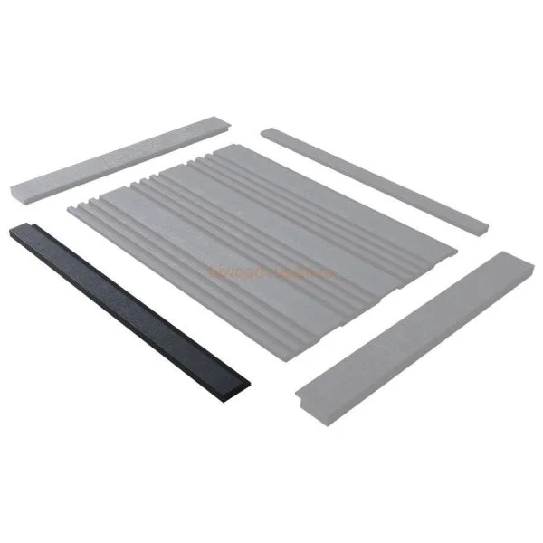 Финишный молдинг LF124A BK114K правый декорированный (42х12х2700мм) в Сургуте