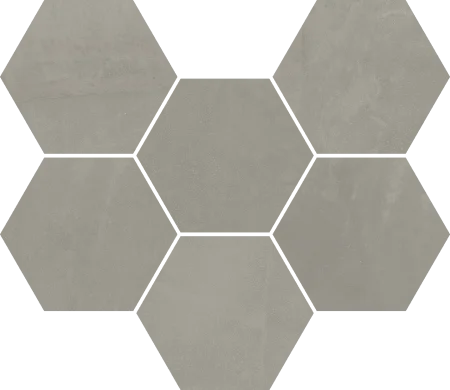 Керамогранит Italon Континуум Айрон Мозаика Гексагон (Натуральная 25х29) в Сургуте