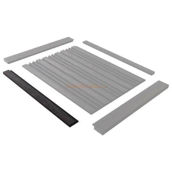 Финишный молдинг LF124A BR395K правый декорированный (42х12х2700мм) в Сургуте