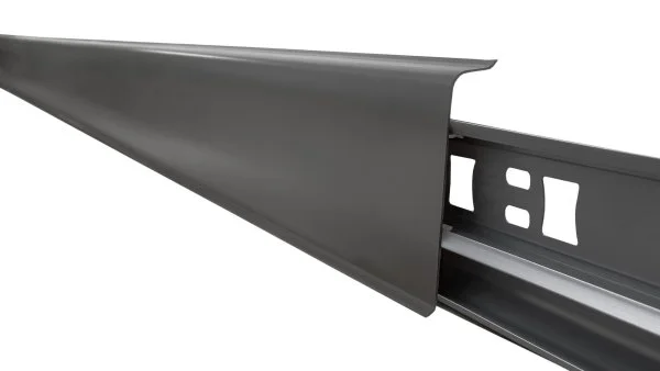 Плинтус пластиковый Arbiton INDO70 220 Чёрный матовый 2.5 м в Сургуте