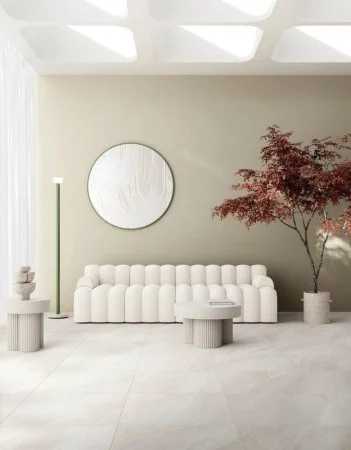 Керамогранит Coliseum Контеа Уайт 60х60 (Натуральный и Реттифицированный) в Сургуте