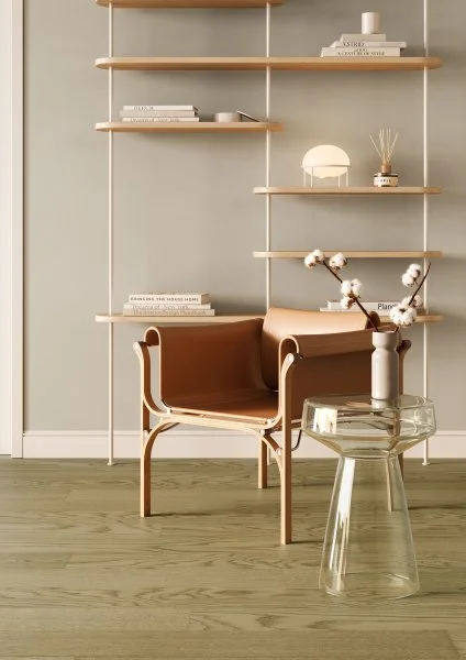 Паркетная доска Quartz Parquet Классик 5 мм Дуб Флэт Уайт 1258-55 в Сургуте