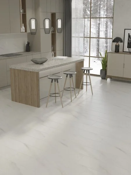 Ламинат Egger PRO 8/33 4V Large Aqua+ Мрамор Леванто белый EPL245 в Сургуте