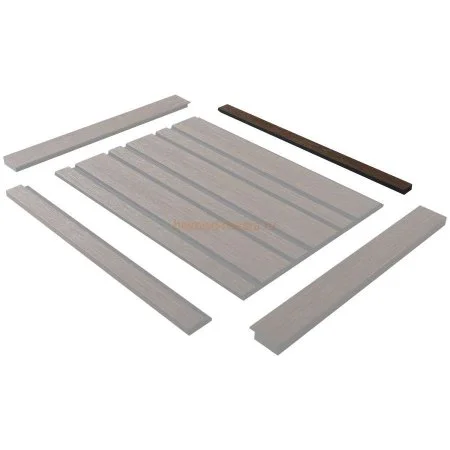 Финишный молдинг LF124B BR396K левый декорированный (31х12х2700мм) в Сургуте