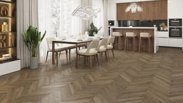 Кварц-виниловая плитка Alpine Floor Chevron Дуб Насыщенный ECO 20-4 (2,5 мм. 43 класс) в Сургуте