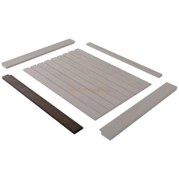 Финишный молдинг LF124A BR396 правый декорированный (42х12х2700мм) в Сургуте