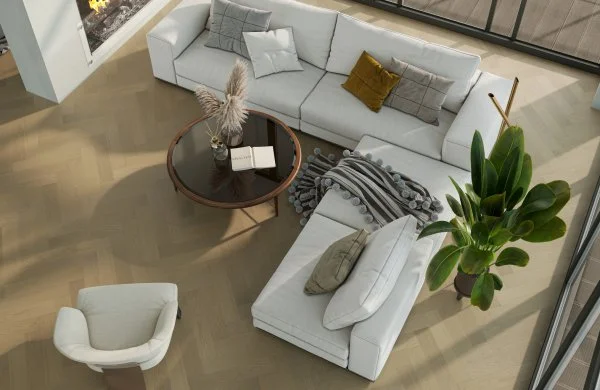 Паркетная доска Quartz Parquet Английская Ёлка Дуб Шампань 33-414 в Сургуте