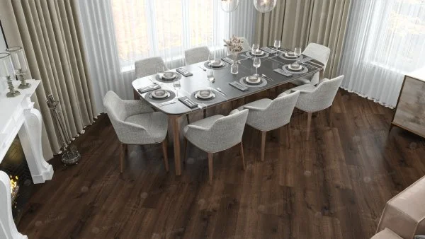Каменно-полимерная плитка Alpine Floor Real Wood Дуб Мокка ECO 2-2, 6 мм 43 класс в Сургуте