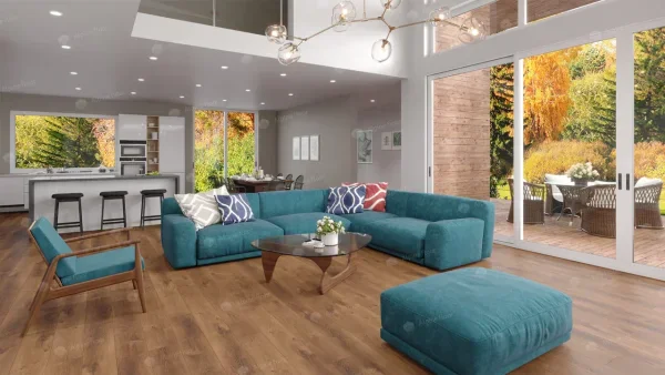 Кварц-виниловая плитка Alpine Floor Premium XL Дуб Насыщенный ЕСО 7-7, 8 мм. 43 класс в Сургуте