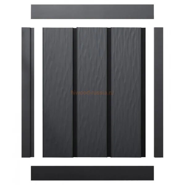 Финишный молдинг LF124A GR15K правый декорированный (42х12х2700мм) в Сургуте