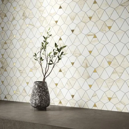 Керамогранит Italon Этернум Каррара Мозаика Вертекс 25.8х30 (Натуральная) в Сургуте