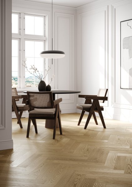 Паркетная доска Quartz Parquet Английская Ёлка Дуб Шампань 33-414 в #REGION_NAME_DECLINE_PP#