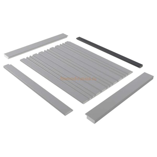 Финишный молдинг LF124B GR3 левый декорированный (31х12х2700мм) в #REGION_NAME_DECLINE_PP#