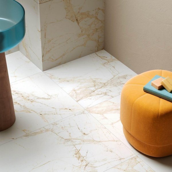 Керамогранит Coliseum Канова Уайт 60х120 (Натуральный и Реттифицированный) в #REGION_NAME_DECLINE_PP#