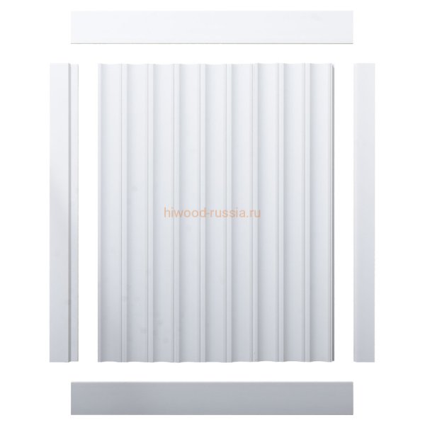 Финишный молдинг LF124A NP правый белый (42х12х2700мм) в #REGION_NAME_DECLINE_PP#