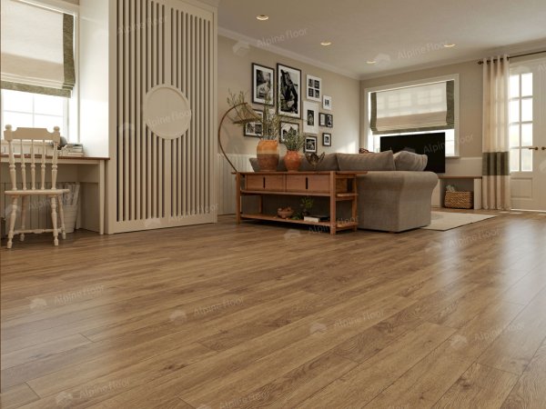 Каменно-полимерная плитка Alpine Floor Grand Sequoia Village Макадамия ECO 11-1007 4мм, 43 класс в #REGION_NAME_DECLINE_PP#